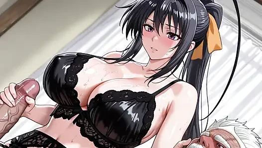 Барагган (Bleach) х Akeno (Хп-Бэч)