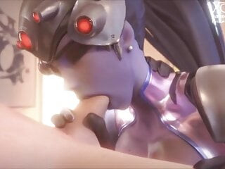 Widowmaker мінет перероблений у блендері