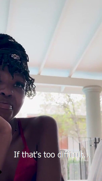 Hairy Pussy Black Teen Riding Big White Cock American In Interracial Fuck | Clip 1