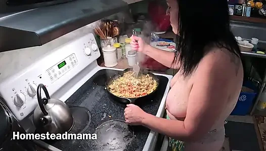 In the Kitchen Cooking for You - Breakfast Burritos