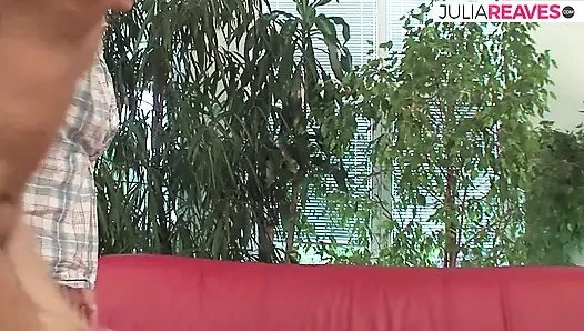 Hot girl gets finger fucked then rides a huge cock like a star