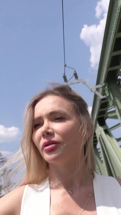 Captivating moment from "GERMAN SCOUT - MODEL VERENA MAXIMA PICKED UP FOR SEX"