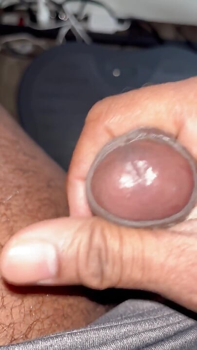 Jerking off My Black Cock