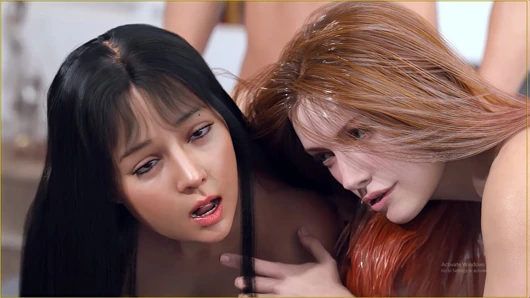 Japanische stiefmutter reitet schwiegersohn schwanz vor cuckold-stieftochter