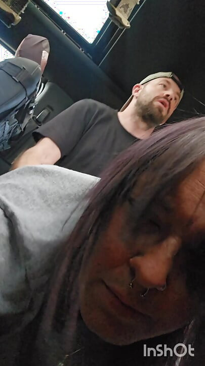 "Truck Fuck" wife's pussy gets cream pie!