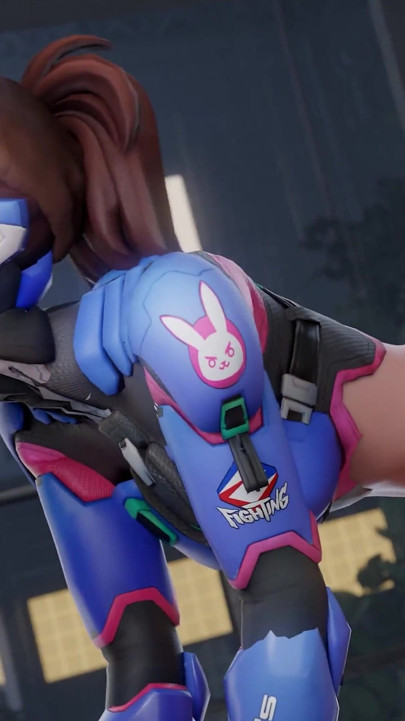 Hot D.va BBC Deepthroat Service & Tight Pussy Fuck in Condom - 3D Overwatch Animation