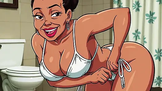 Ai Bathroom Scenes Teasing Shaking Ass