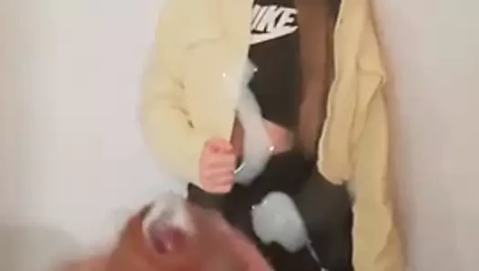 twinks üzerinde güzel kız ile tozluk