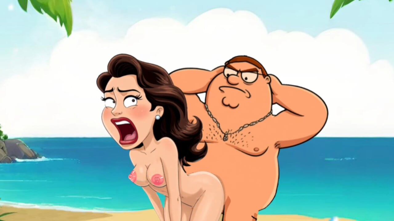 Cuckold's Sexual Fantasies. Cartoon. Parody