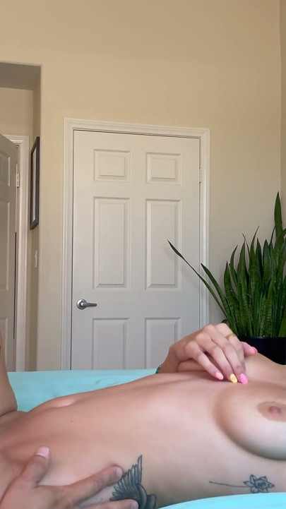 Perfect Brunette Teen Fucking Huge Cock