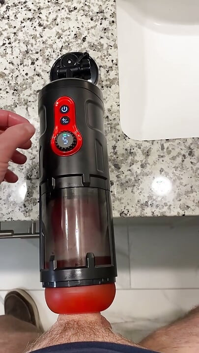 Red Spinning Toy Makes me Cum Twice!