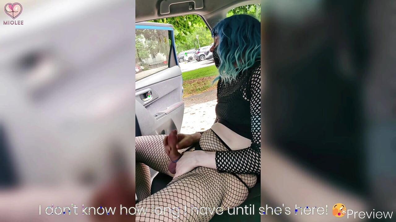 Risky Daring Cumshot Close to a Walkway