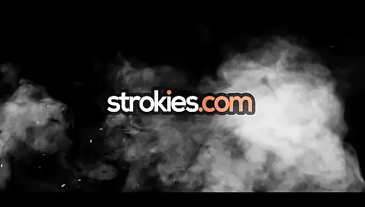 Strokies Judy Jolie's Red Lips Poolside Handjob