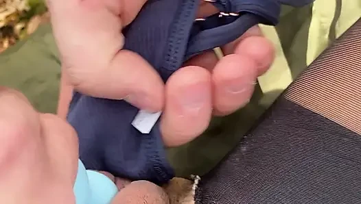 Sniffing Fetishist Is Allowed to Spice up Panties - the Refurbished Slip