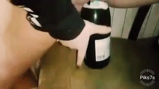 Pussy on the bottle