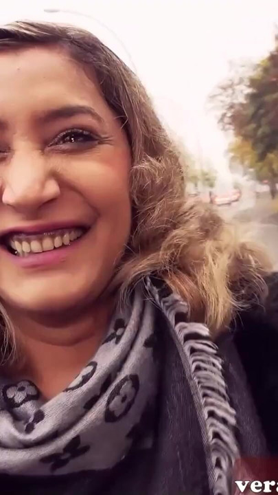 German turkish teen picked up for public fuck date on street | Clip 1