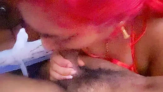 Sweet Light Skin Redhead Deep Throats