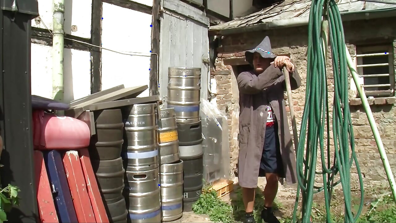 Redhead Milf does outdoor fuck with husband at the farm