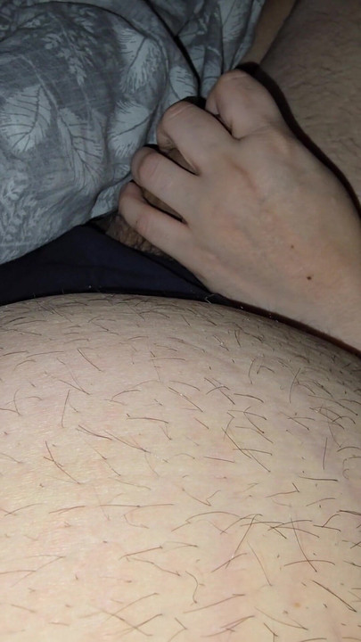 Step mom hand slip and pulled out step son dick for a handjob | Clip 1