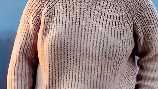 Bouncing my big tits in a gay lesbian sweater and other jumpers for my 48F soccer coach wanting to fuck her and the entire team!