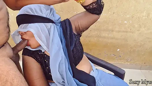 Part 1 - Indian hot Mami suprise blowjob