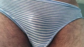 SD dirty panites: Blue Stripes & Cum