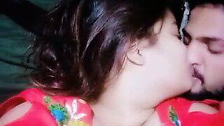 Desi cute girl kissing passionate