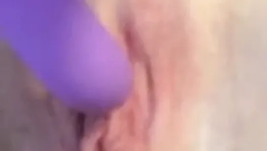 Close Up POV amateur wife orgasm vibrator buttplug