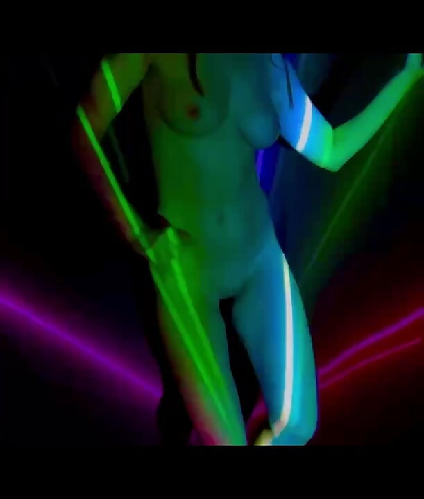 Naked disco girl