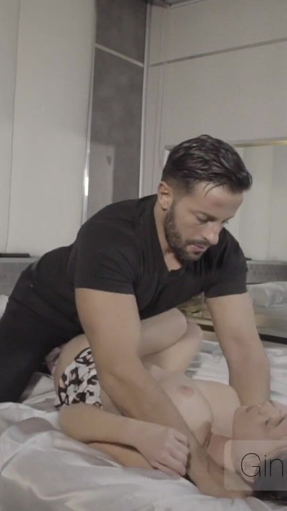 Emotional moment from "Very perverted and dirty stepdad fucked rough his teen stepdaughter destroying his small pussy and"