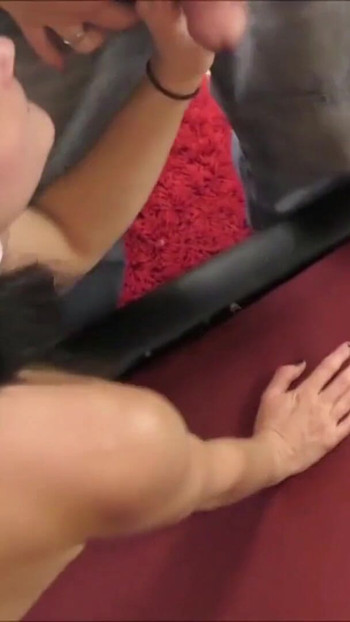 Powerful moment from "Real German Step Sisters at Homemade FFM Threesome in Hotel"