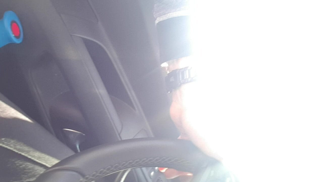 no carro