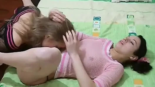 European lesbians in 69 position