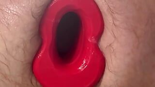 Oxball ffpighole hole com ace of spade plugando dentro do túnel xxlplug bueiro
