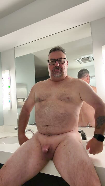 Luvbennude Has Some Fun in a Public Bathroom