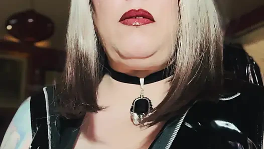 Blonde Babe Tina Snua Is In PVC & Smokes A Cigarette In Fishnet Gloves - Glove Smoking Smoke Rings OMI Snap Inhales