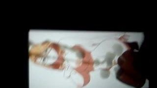 Аниме-трибьют спермы - огромный камшот милфы с огромными огромными сиськами