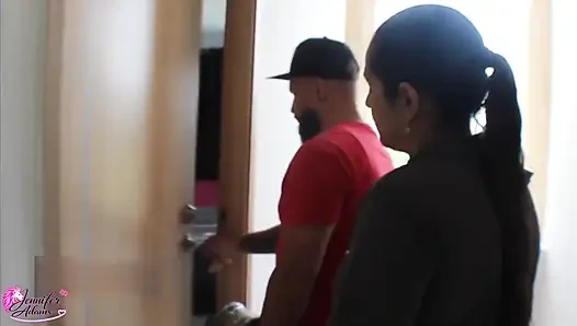 I Get Turned on Watching My Stepsister Do Squats and I Ask Her to Have Sex with Me in Secret if She Doesn't Want Me to Reveal He