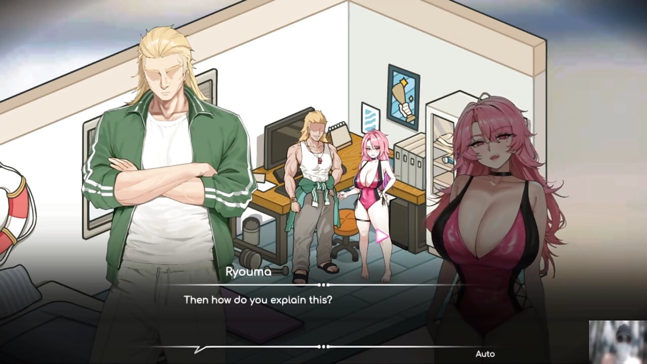 EP-4"LIFEGUARD HOLIC GAMEPLAY! NTR! HENTAI-SPEL! Vriendje betrapte mij en haar vriendin tijdens het neuken in zijn huis.
