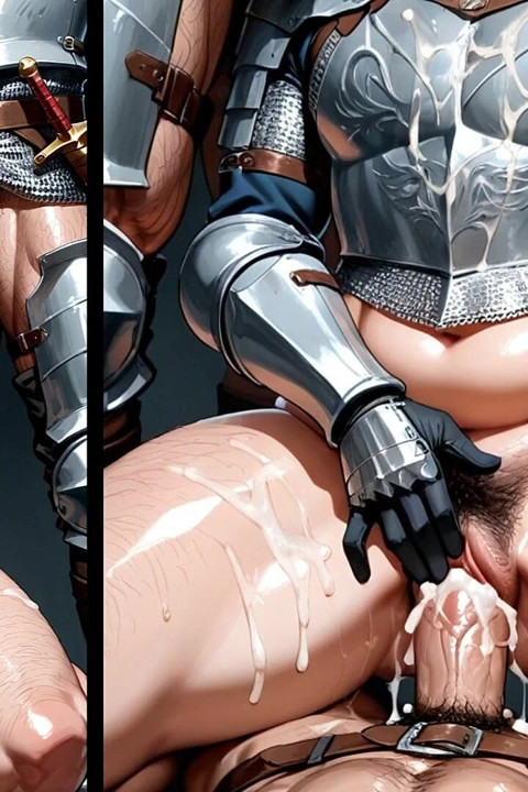 Fodendo a Buceta Do Guerreiro Trans Cativo. Ftm Hentai Animation.