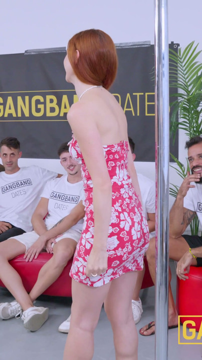 Lina Arian Joy Takes Seven-Man Airtight Gangbang | Clip 1