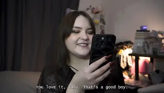 Порно история - они делят заполненный спермой поцелуй вместе после сладкого траха страпоном