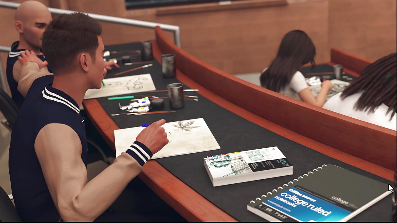 De Bauchery'nin adımları 31 Riley canlı yayında Elijah yarağıyla oynadı