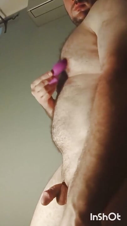 Nple Clamps Play & Vibrating Egg on My Cock Until I Explo