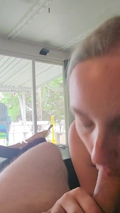 Emotional moment from "Lake Side Fun: Sucking, Teasing, and Cum dripping Creampie! Part 1 of 4"