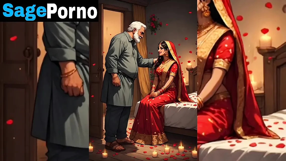 Suhagraat me sasur ne apni desi bahu ki chudai ki