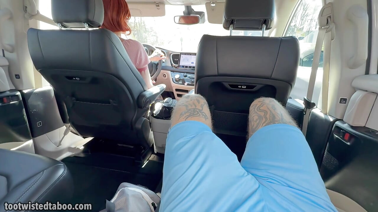 Step Son Accidentally Cums His Pants On The Way To Soccer