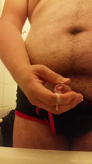 Cum in hotel sink