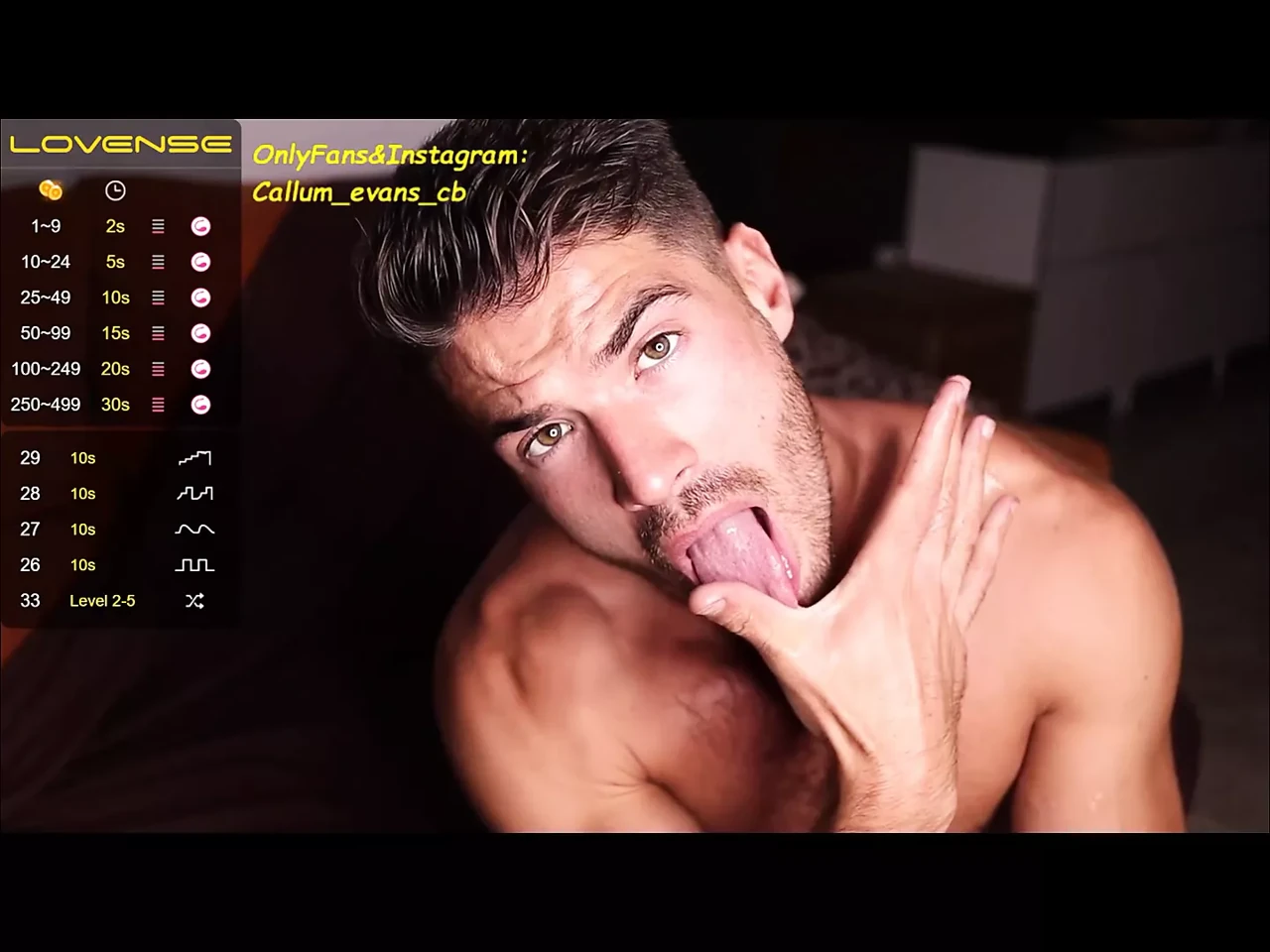 Cam Cum: Daddy Covers Hairy Chest in Thick Cum and Eats it