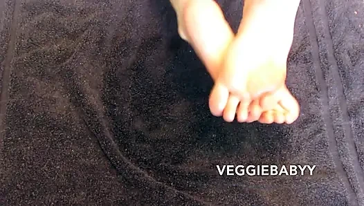 Rubbing Oil on My Feet